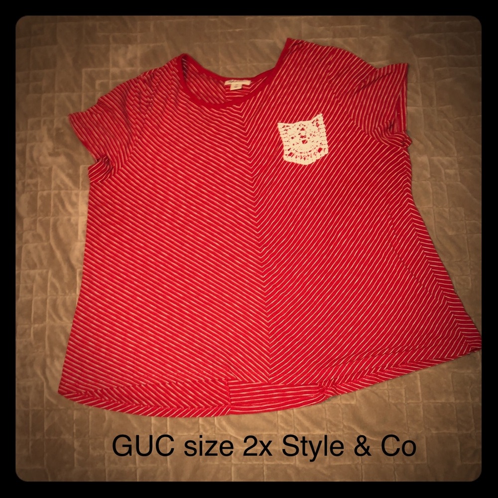 GUC size 2x Style & Co tee
